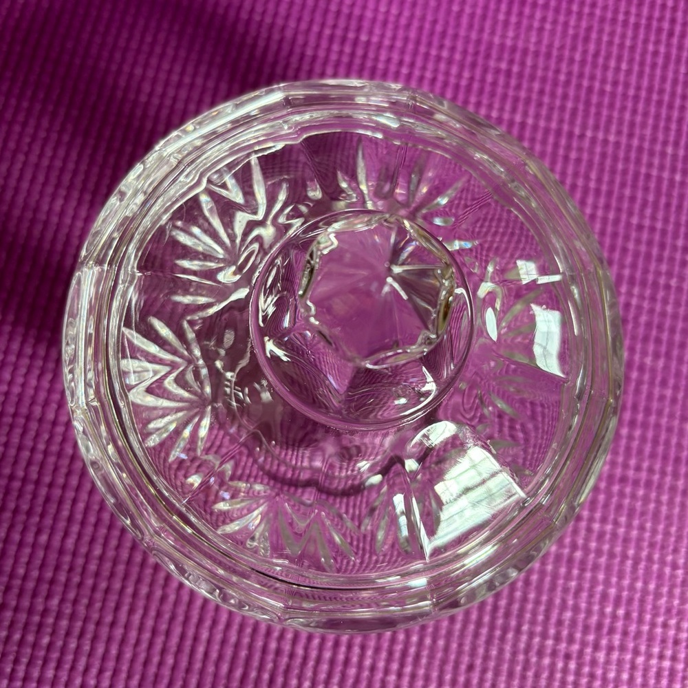 🍬 Royal Limited | Vintage Crystal  Glass Candy Dish from Czech Republic 🍬 - Picture 3 of 7
